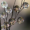 Chocolate and Smoke Crystal Spray 31 Inch - 100 Crystals