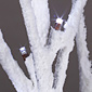 Lighted White Snowy Branch with Flocking - 96 Bulbs 39 Inches