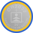 Lithium Button Battery Set of 5 CR2032