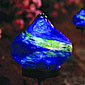 Illuminated Solar Landscape Ornament  - Hand Blown Glass