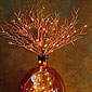 Lighted Coppper Coral Willow Branch 40 Bulb Electric - 20 Inch