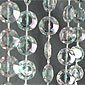 Diamond Cut Crystal Iridesent Curtain 3 ft x 6 ft