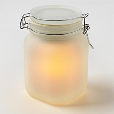 Solar Powered Outdoor Jar Candle