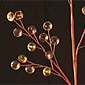Amber Crystal Spray 31 Inch - 100 Crystals