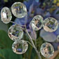 24 Inch Clear Acrylic Crystal Bead Spray - 27 Crystals