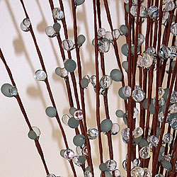 Aqua Green Crystal Spray - 40 Inches
