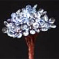 Blue Crystal Hydrangea Spray - 3 Clusters