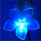 Blue LED Cherry Blossom Tree 90 Flowers with Foliage - Adj Height