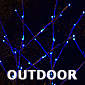 Outdoor Twinkling Branch 60 Blue LED White Branches -30 Inch