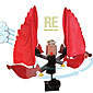 Aero Cardinal Wind-Spinner with Beacon Light
