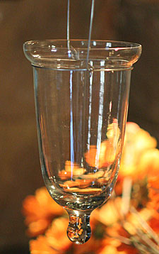 glass hanging lanterns