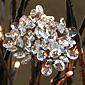 Clear Crystal Hydrangea Spray - 3 Clusters