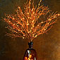 Lighted Coppper Coral Willow Branch 72 Bulb Electric - 39 Inch