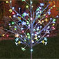 Color Changing 90 LED's Silver Blossom Tree  -  Adj Height