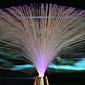 Battery Operated Color Changing  Fiber Optic Light Up Decoration