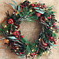 24 Inch Indoor-Outdoor Electric Fireside Wreath