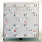 Floral Uplight Base 5 Inch Square - 16 Super Bright LED's