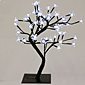 Battery Operated White Bonsai Tree 18 Inch - 48 Lights