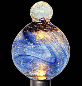 Solar Blue Firefly Garden Ornament