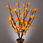 Battery Operated Amber Cherry Blossom 60 LED 20 Inch - Timer