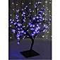 Lighted Blue Bonsai Tree - 96 LED's 23 Inch