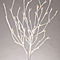 Pre Lit Electric 39 Inch White  Branch - 72 Bulbs 3 Stems