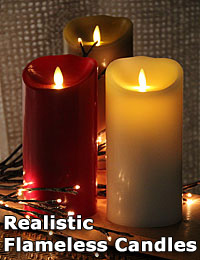 Luminara candle with timer