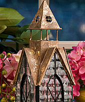 Metal Glass Lanterns