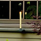 Set of 5 Outdoor Windowsill Candles-Hunter Gr-Ivory Candle