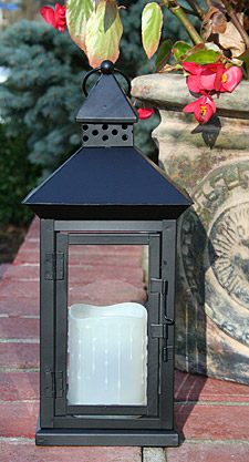 LED Flameless Lantern with 5 Hour Timer