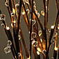Battery Operated Crystal Bead LED Bouquet - 5 Stem 36 Inch