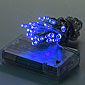 Led Light Chain 8 Feet 20 Turquoise LED'S on Clear Wire