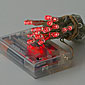 Led Light Chain 8 Feet 20 Red LED'S on Clear Wire