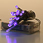 Led Light Chain 8 Feet 20 Purple LED'S on Clear Wire