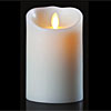 5 Inch White Luminara Flameless Candle - 5 Hour Timer