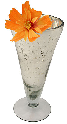 Silver Mercury Glass Mint Julip Votive Holder- 7.5 Inch