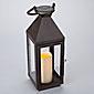 Outdoor Large 17 Inch Flameless LED Candle Lantern - Timer