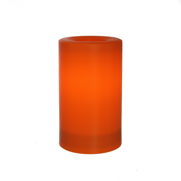 Orange Outdoor Battery Operated 3x5 Candle Timer