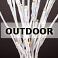 Outdoor Twinkling Warm White Branch 60 LED Electric - 30 Inch