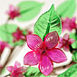 Pink LED Cherry Blossom Tree 90 Flowers with Foliage - Adj Height