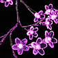 Pink  LED Cherry Blossom Garland with Acrylic Flower Tips