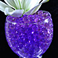 Purple Gel Floral Water To Beads