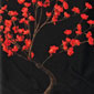 Lighted Red Bonsai Tree 128 Lights