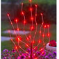 Outdoor Battery Operated Red LED Branch Light  - Timer