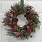 30 Red LED String Lights Battery Operated - Timer