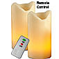 Remote Control Flameless Candles Set of 2, 6 Inch - Timer