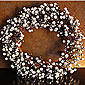 Pre Lit Battery Operated Silver Berry Glitz Wreath - 24 Inch