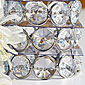 Set of 6 Crystal Beaded Napkin Rings
