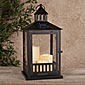 Outdoor Solar Powered Lantern with 3 Outdoor Candles - 16 Inch