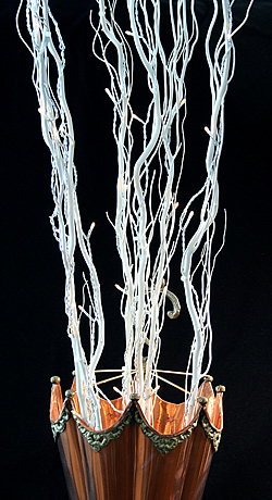 Twiggy Lights With 50 Rice Bulbs - About 4 Feet Tall - Electric